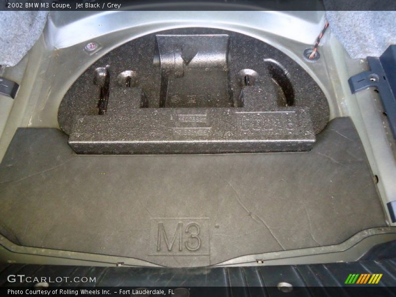 Jet Black / Grey 2002 BMW M3 Coupe