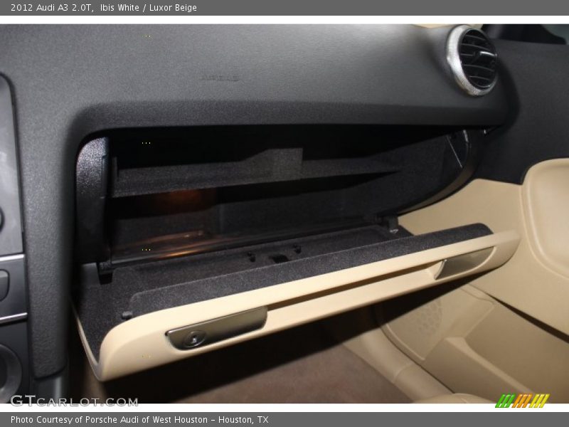 Ibis White / Luxor Beige 2012 Audi A3 2.0T