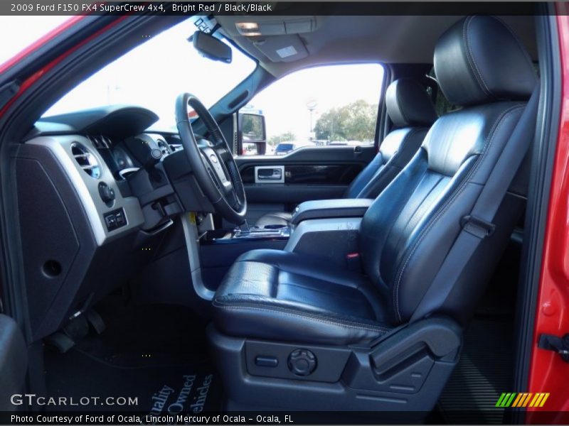 Bright Red / Black/Black 2009 Ford F150 FX4 SuperCrew 4x4