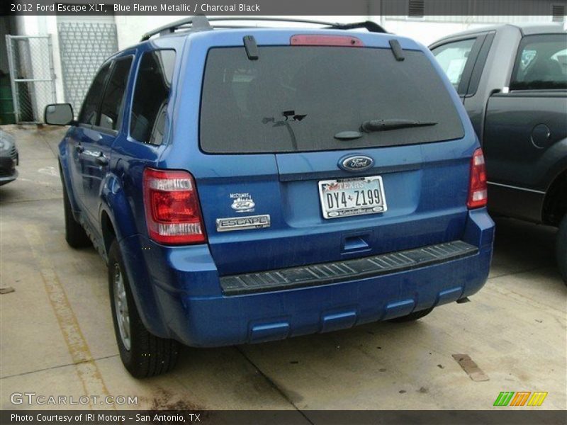 Blue Flame Metallic / Charcoal Black 2012 Ford Escape XLT
