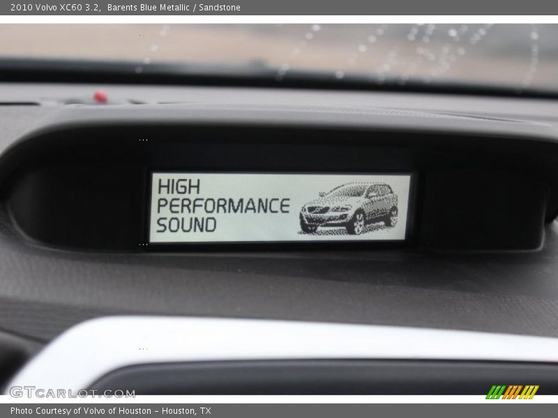 Barents Blue Metallic / Sandstone 2010 Volvo XC60 3.2