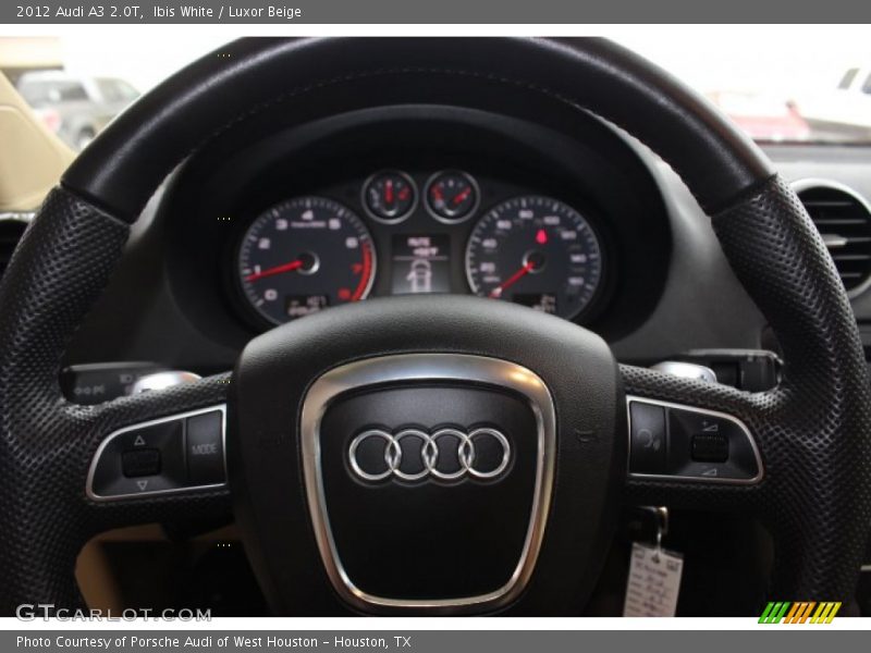 Ibis White / Luxor Beige 2012 Audi A3 2.0T
