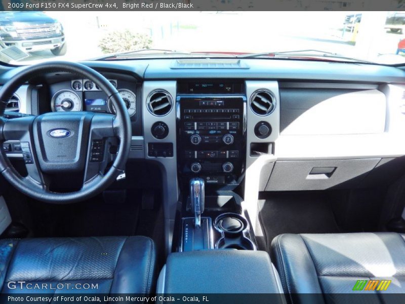 Bright Red / Black/Black 2009 Ford F150 FX4 SuperCrew 4x4