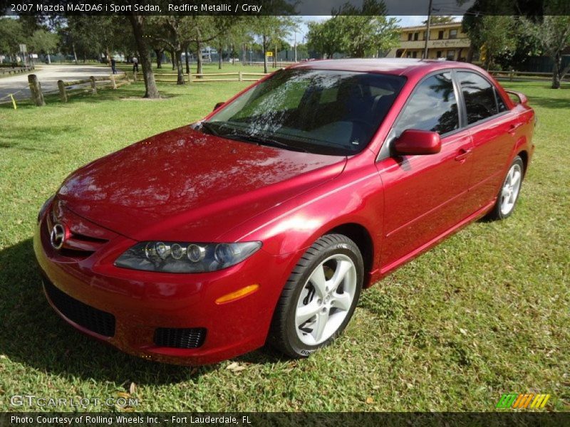 Redfire Metallic / Gray 2007 Mazda MAZDA6 i Sport Sedan