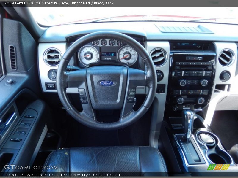 Bright Red / Black/Black 2009 Ford F150 FX4 SuperCrew 4x4