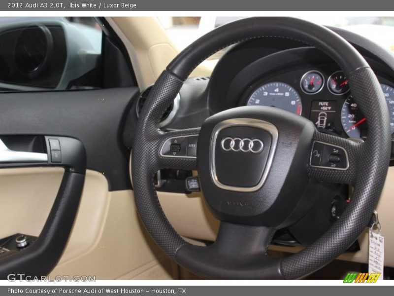 Ibis White / Luxor Beige 2012 Audi A3 2.0T