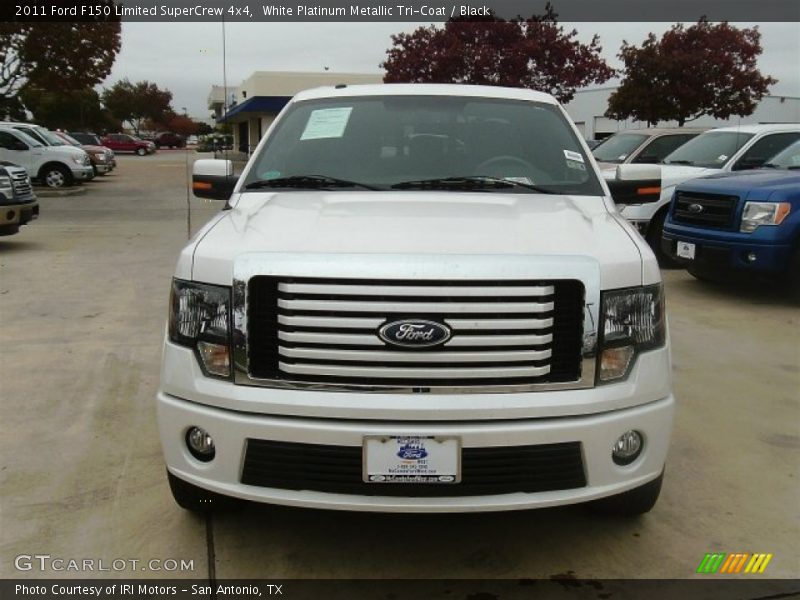 White Platinum Metallic Tri-Coat / Black 2011 Ford F150 Limited SuperCrew 4x4