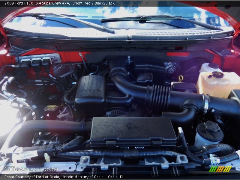 Bright Red / Black/Black 2009 Ford F150 FX4 SuperCrew 4x4