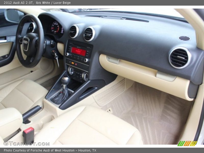 Ibis White / Luxor Beige 2012 Audi A3 2.0T