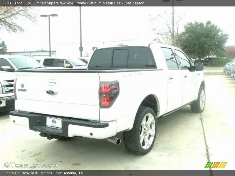 White Platinum Metallic Tri-Coat / Black 2011 Ford F150 Limited SuperCrew 4x4