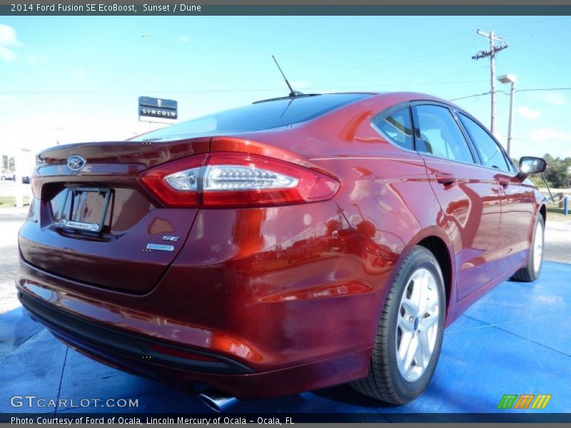 Sunset / Dune 2014 Ford Fusion SE EcoBoost