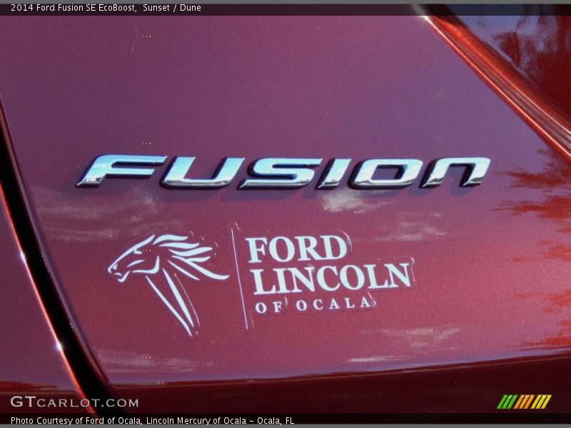 Sunset / Dune 2014 Ford Fusion SE EcoBoost