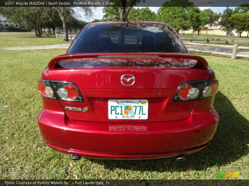 Redfire Metallic / Gray 2007 Mazda MAZDA6 i Sport Sedan