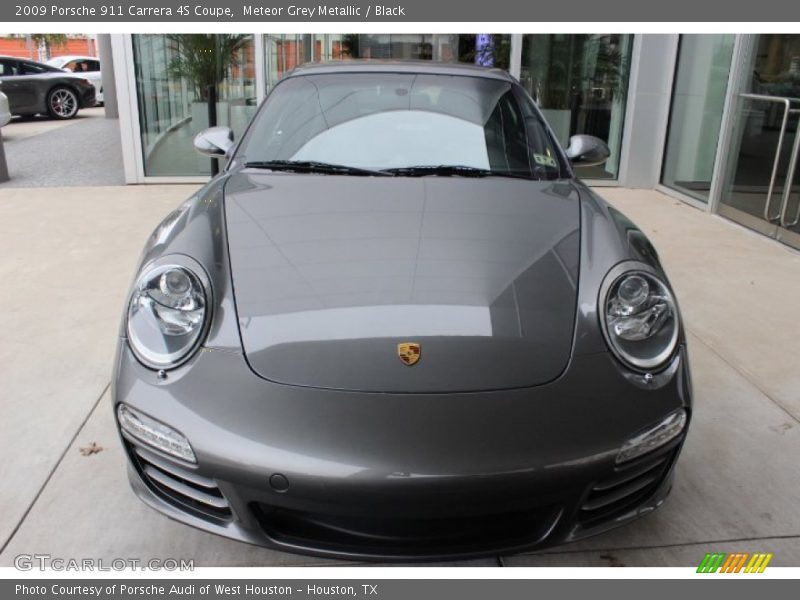 Meteor Grey Metallic / Black 2009 Porsche 911 Carrera 4S Coupe