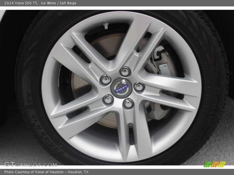Ice White / Soft Beige 2014 Volvo S60 T5