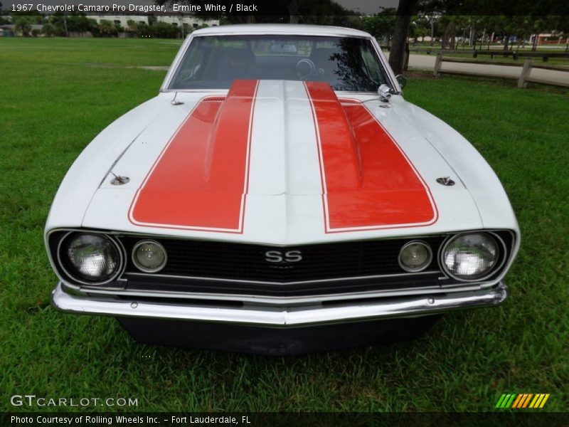 Ermine White / Black 1967 Chevrolet Camaro Pro Dragster