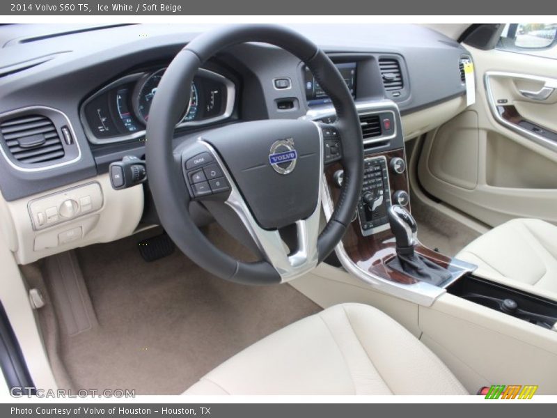 Ice White / Soft Beige 2014 Volvo S60 T5