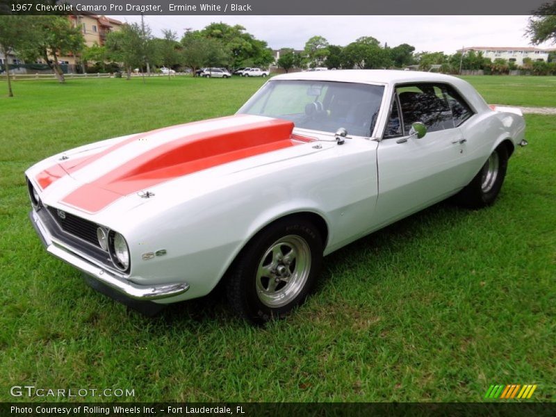 Ermine White / Black 1967 Chevrolet Camaro Pro Dragster