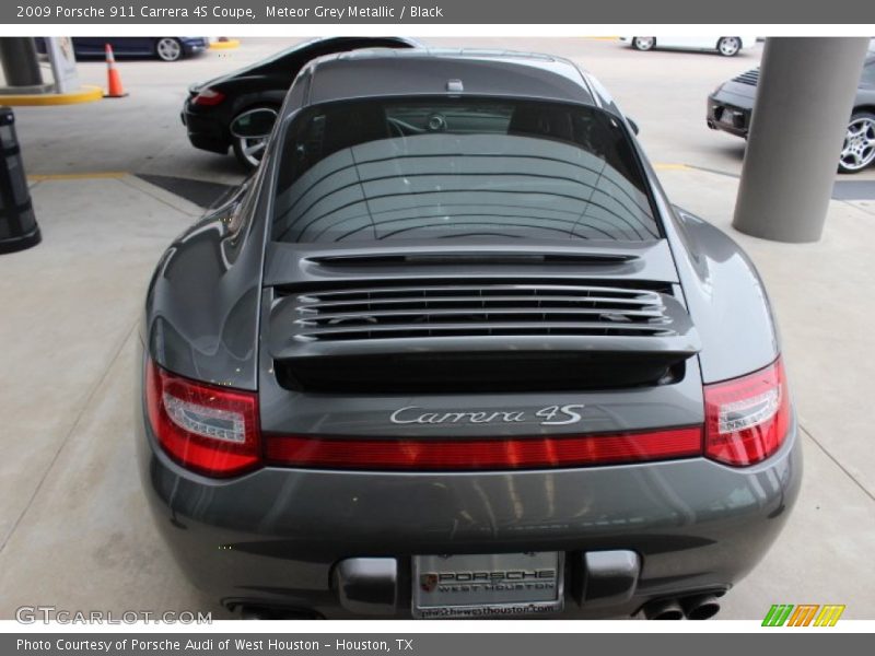 Meteor Grey Metallic / Black 2009 Porsche 911 Carrera 4S Coupe