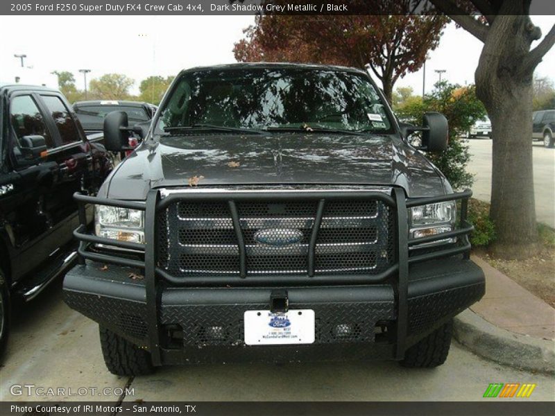 Dark Shadow Grey Metallic / Black 2005 Ford F250 Super Duty FX4 Crew Cab 4x4