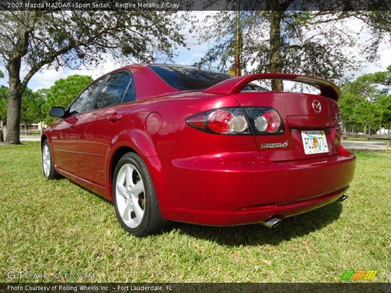 Redfire Metallic / Gray 2007 Mazda MAZDA6 i Sport Sedan