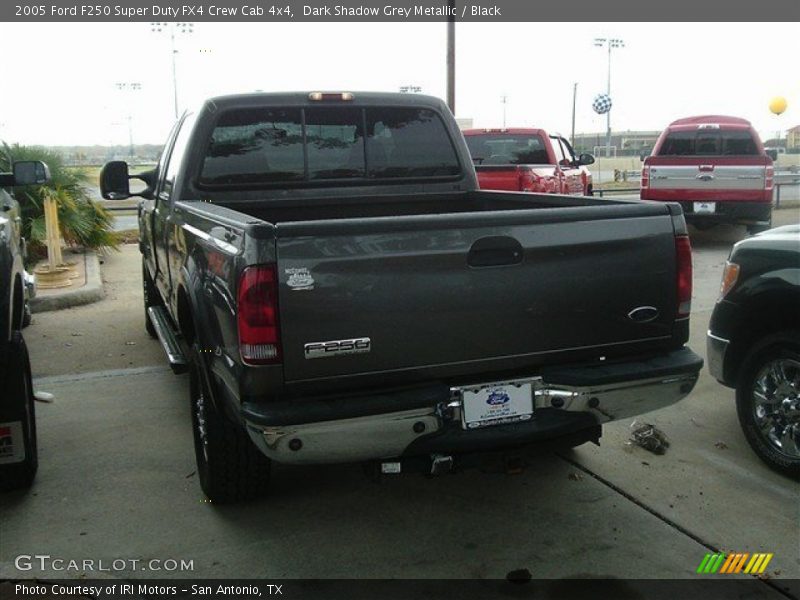 Dark Shadow Grey Metallic / Black 2005 Ford F250 Super Duty FX4 Crew Cab 4x4