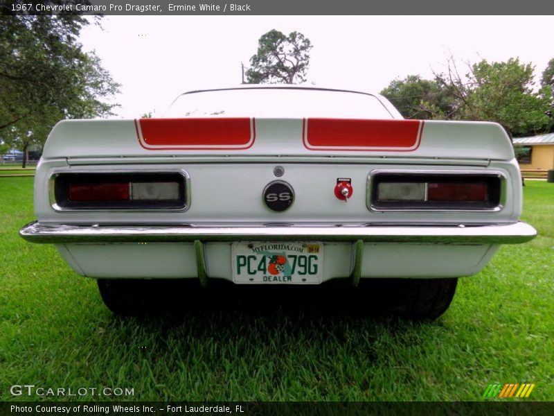 Ermine White / Black 1967 Chevrolet Camaro Pro Dragster