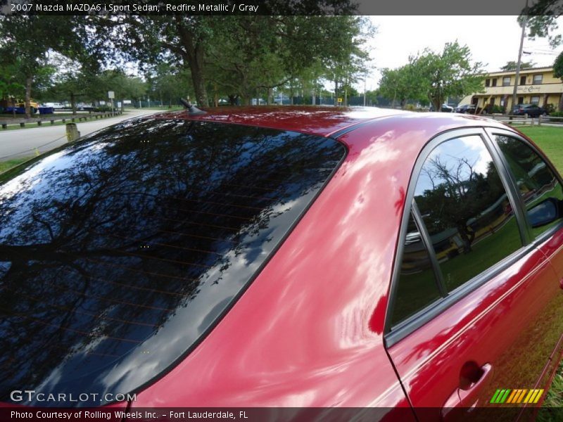 Redfire Metallic / Gray 2007 Mazda MAZDA6 i Sport Sedan