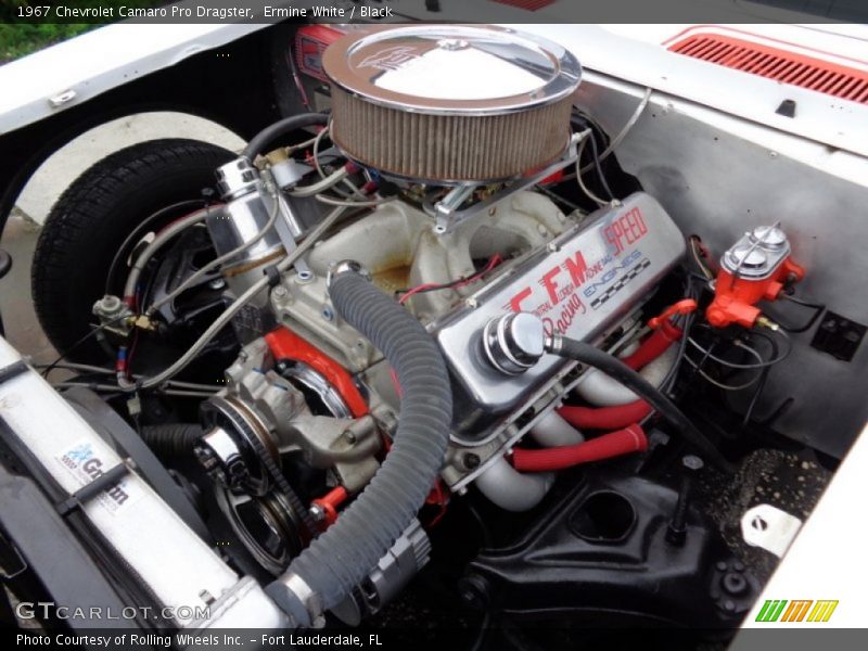 Ermine White / Black 1967 Chevrolet Camaro Pro Dragster