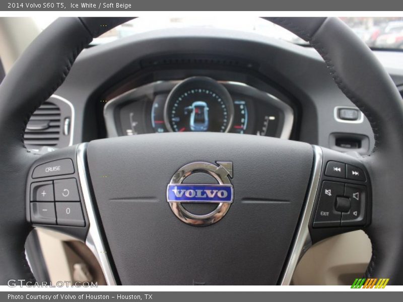 Ice White / Soft Beige 2014 Volvo S60 T5