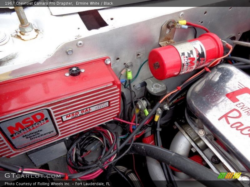 Ermine White / Black 1967 Chevrolet Camaro Pro Dragster