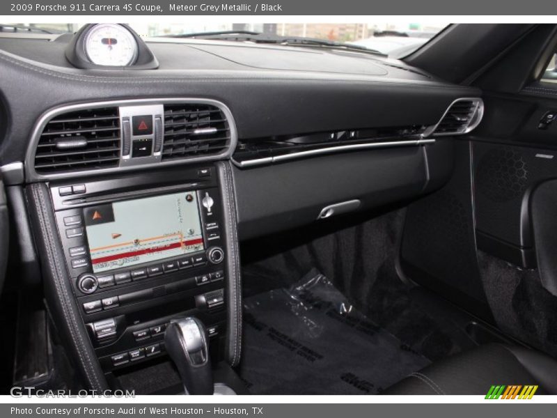Meteor Grey Metallic / Black 2009 Porsche 911 Carrera 4S Coupe