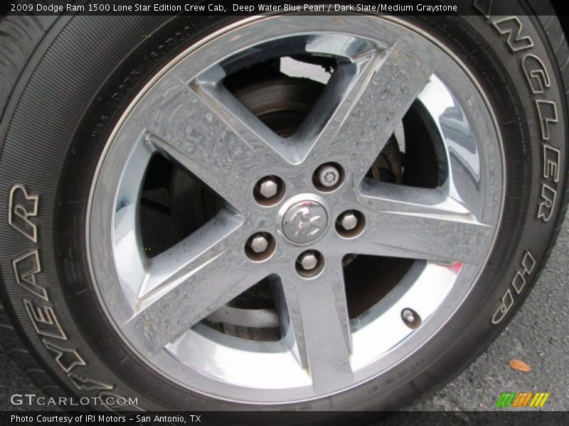 Deep Water Blue Pearl / Dark Slate/Medium Graystone 2009 Dodge Ram 1500 Lone Star Edition Crew Cab