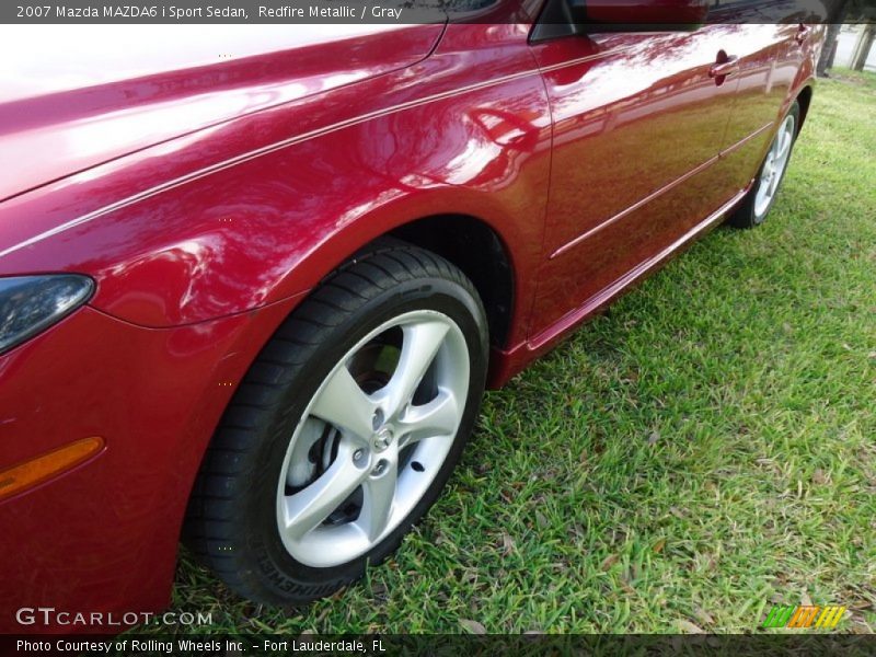 Redfire Metallic / Gray 2007 Mazda MAZDA6 i Sport Sedan