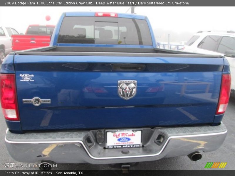 Deep Water Blue Pearl / Dark Slate/Medium Graystone 2009 Dodge Ram 1500 Lone Star Edition Crew Cab