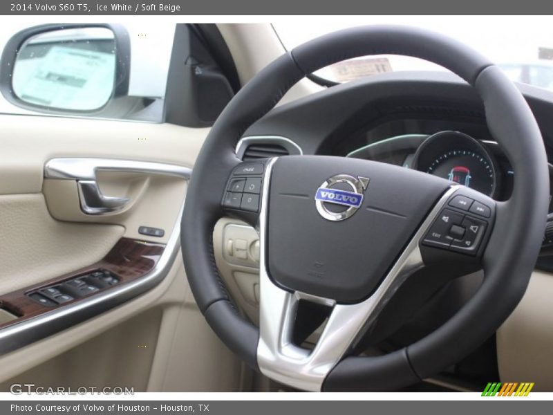 Ice White / Soft Beige 2014 Volvo S60 T5
