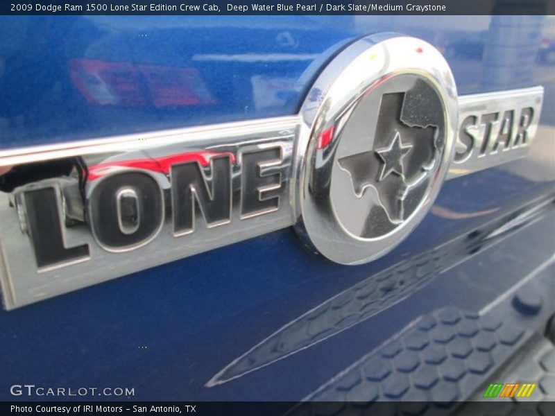 Deep Water Blue Pearl / Dark Slate/Medium Graystone 2009 Dodge Ram 1500 Lone Star Edition Crew Cab