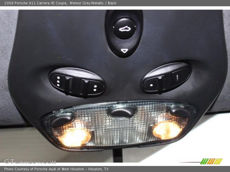 Meteor Grey Metallic / Black 2009 Porsche 911 Carrera 4S Coupe