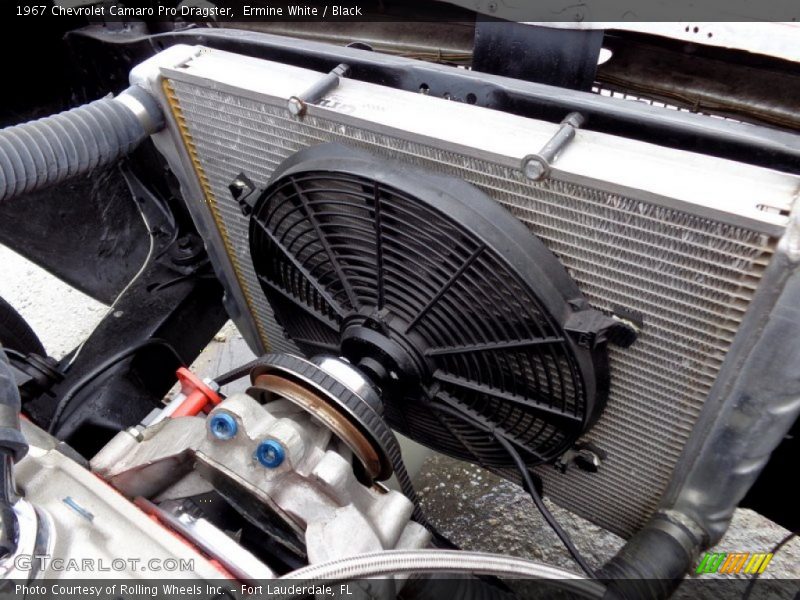 Ermine White / Black 1967 Chevrolet Camaro Pro Dragster