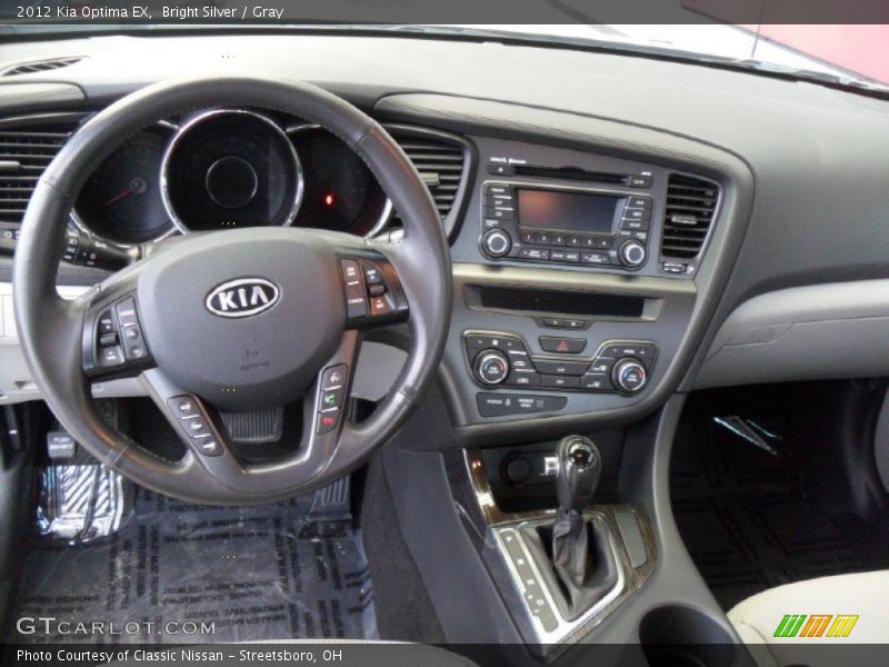 Bright Silver / Gray 2012 Kia Optima EX