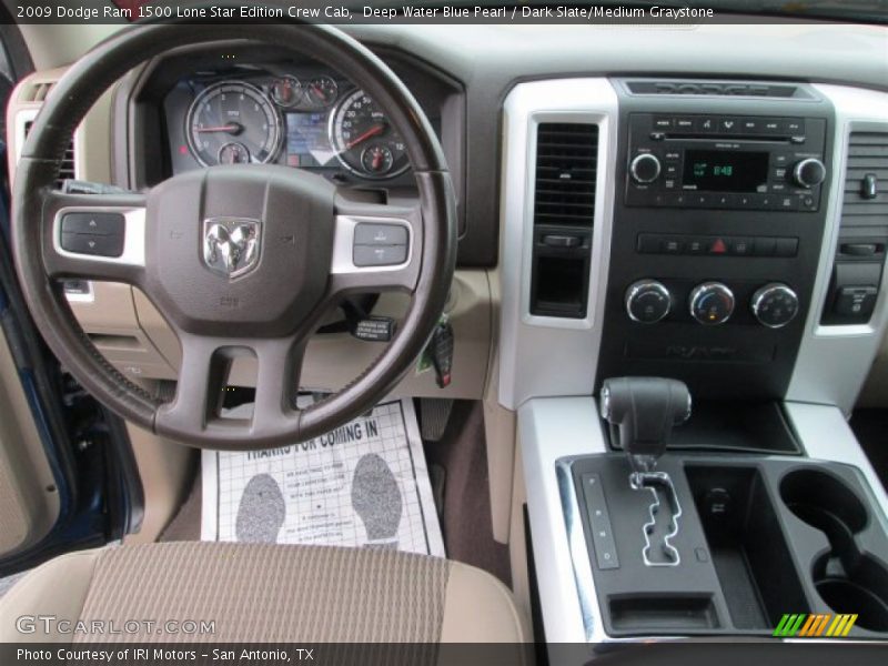 Deep Water Blue Pearl / Dark Slate/Medium Graystone 2009 Dodge Ram 1500 Lone Star Edition Crew Cab