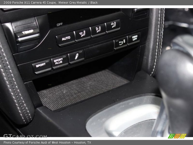 Meteor Grey Metallic / Black 2009 Porsche 911 Carrera 4S Coupe