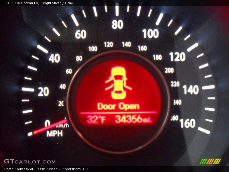 Bright Silver / Gray 2012 Kia Optima EX