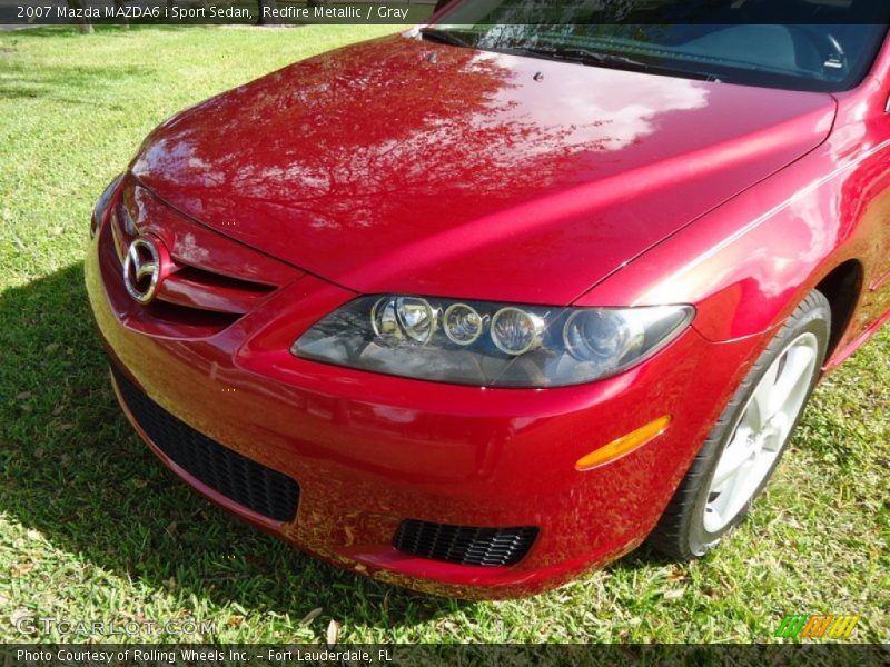 Redfire Metallic / Gray 2007 Mazda MAZDA6 i Sport Sedan