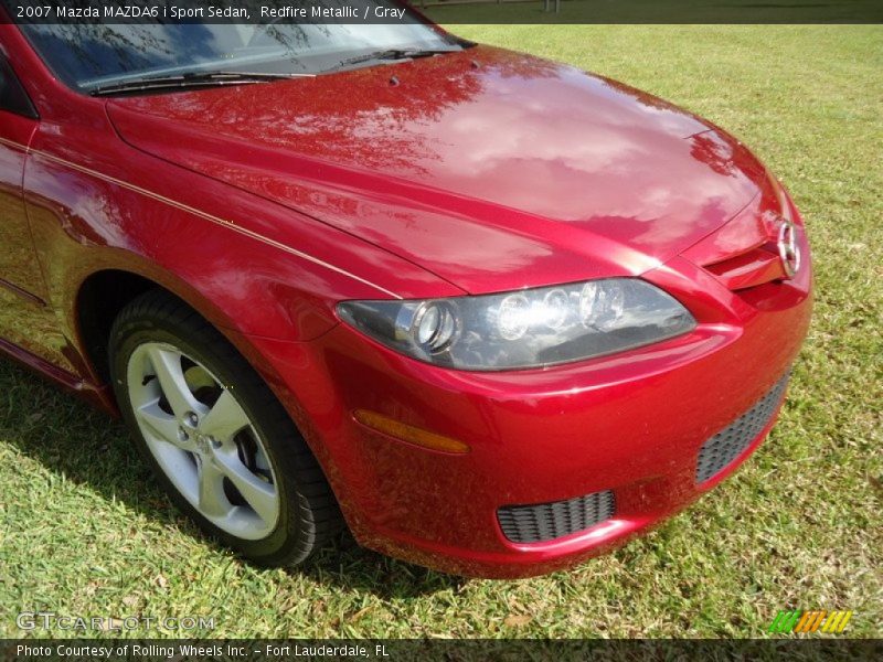 Redfire Metallic / Gray 2007 Mazda MAZDA6 i Sport Sedan