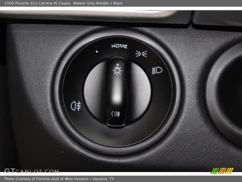 Meteor Grey Metallic / Black 2009 Porsche 911 Carrera 4S Coupe