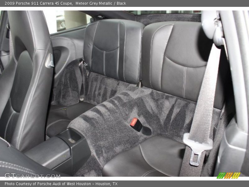 Meteor Grey Metallic / Black 2009 Porsche 911 Carrera 4S Coupe