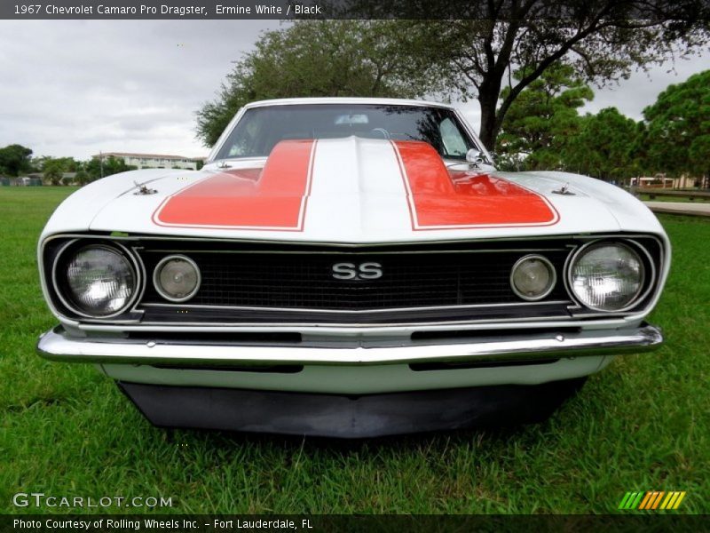 Ermine White / Black 1967 Chevrolet Camaro Pro Dragster