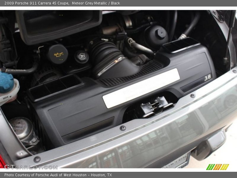 Meteor Grey Metallic / Black 2009 Porsche 911 Carrera 4S Coupe