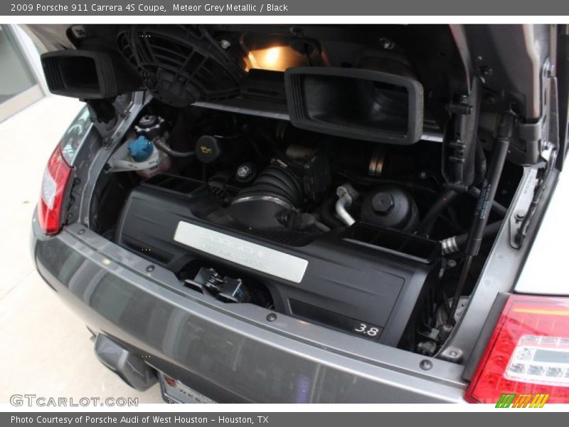 Meteor Grey Metallic / Black 2009 Porsche 911 Carrera 4S Coupe